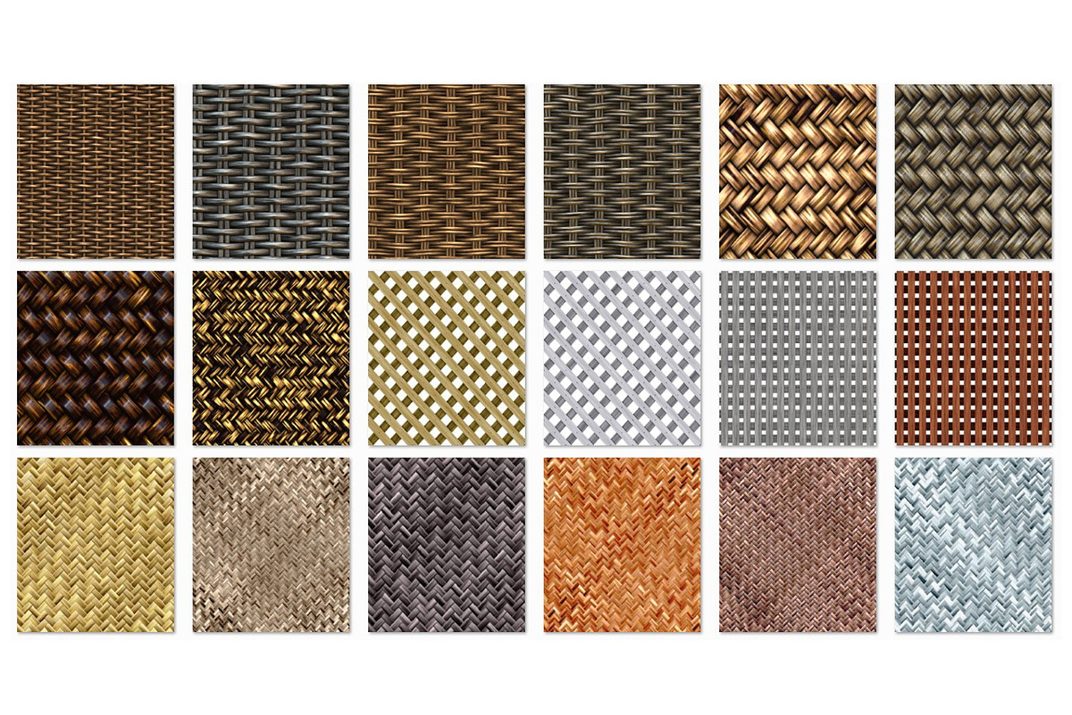47 Seamless Wickerwork Pattern Set, a Palette Add-On by Kseniya-Omega (Photo 2 of 7)