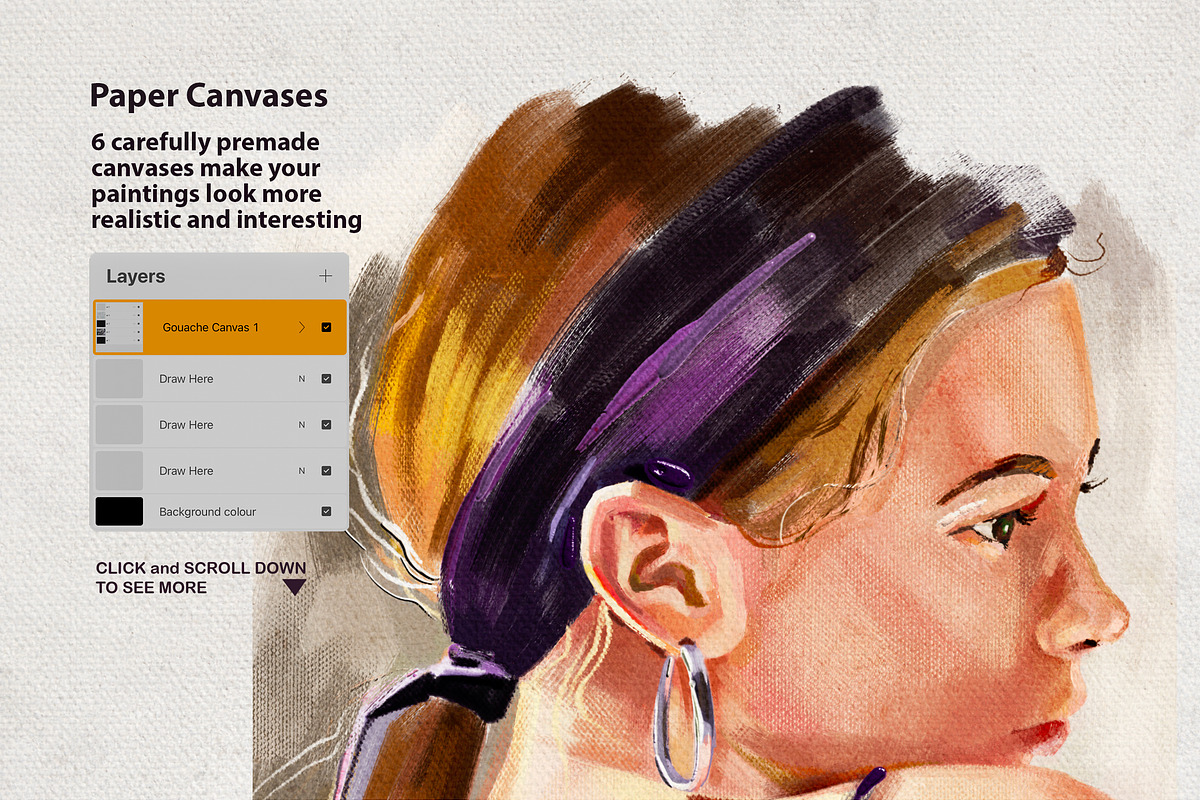PROCREATE GOUACHE STUDIO, a Brush Add-On by AlexandraArt (Photo 8 of 11)