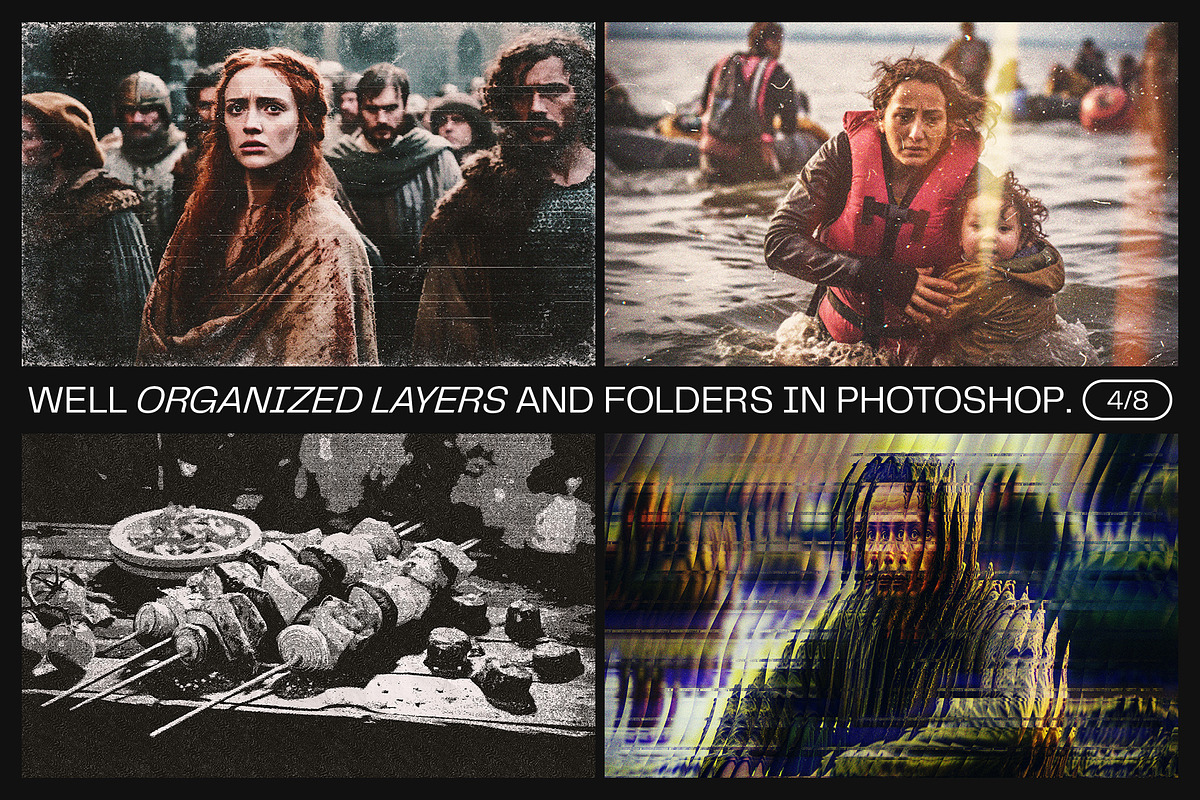 12 Photo Effect Templates, a Layer Style Add-On by iDoodle Studio (Photo 4 of 6)