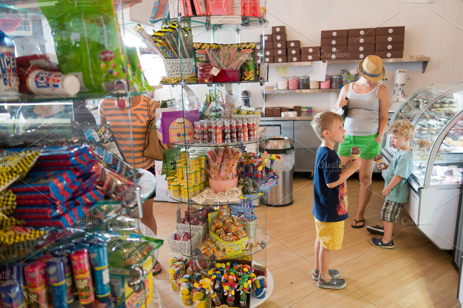 Ice Cream and Candy Shop, a Person Photo by Catchline Studios