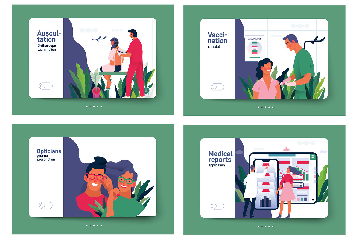 Part 2 Medical website illustrations, a Healthcare Illustration by Grivina's shop (Photo 33 of 37)