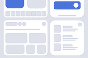 Modern Web Wireframe UI Layout Set, a Wireframe Template by ContestDesign (Thumbnail 3 of 5)