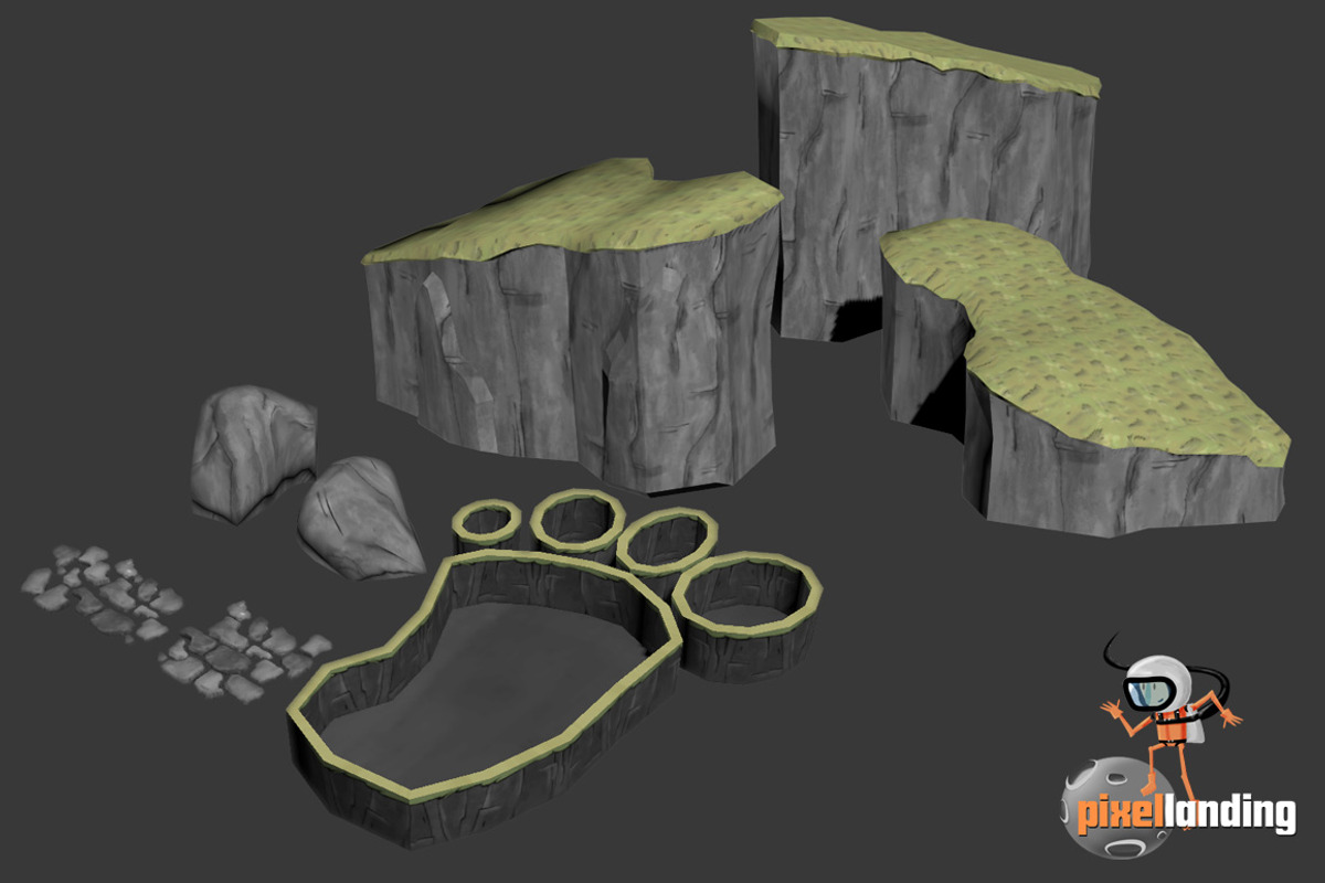 Pacific NW Forest: Toon Low Poly, an Environmental 3D Model by Pixel Landing (Photo 10 of 13)