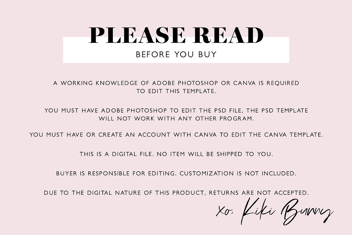 Blush Fashion Email Template, an Email Template by KikiBunnyCreative (Photo 7 of 7)
