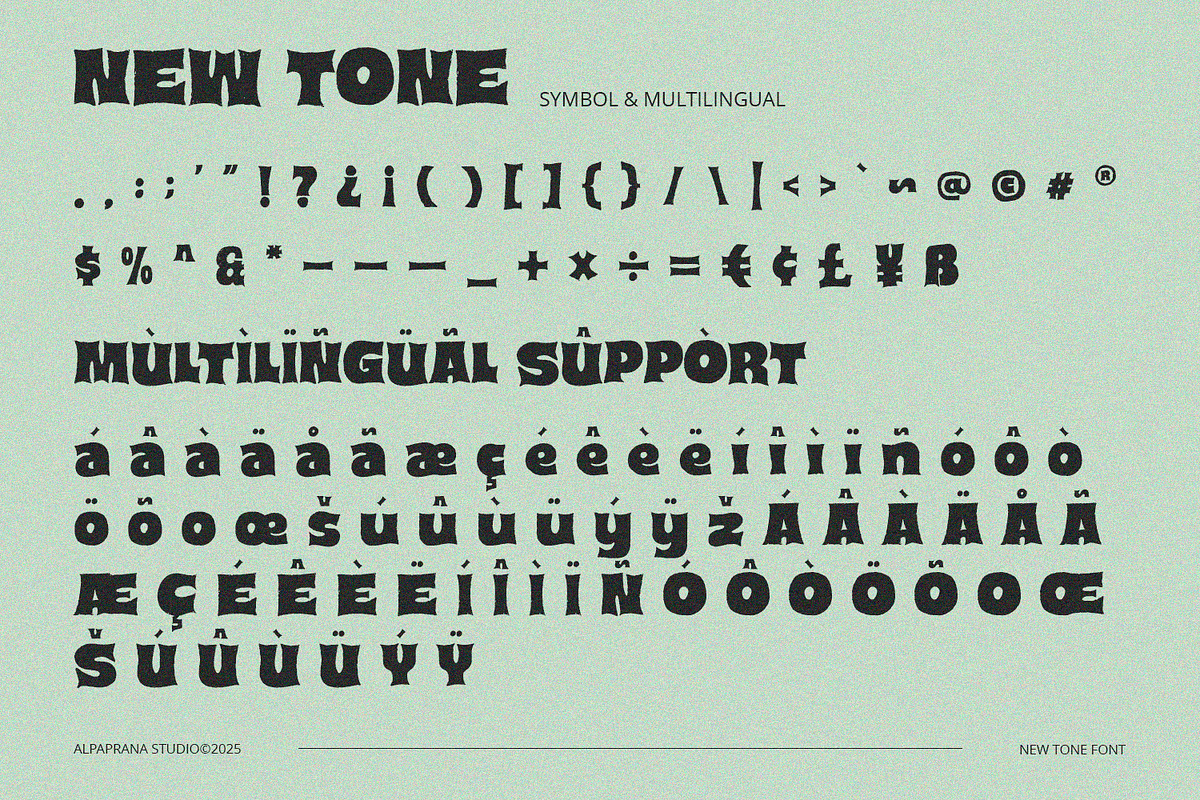 New Tone - Display Font, a Handwritten Font by Alpaprana (Photo 9 of 10)