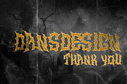NORDIKS Metal Horror Blackletter, a Blackletter Font by dansdesign (Thumbnail 7 of 7)