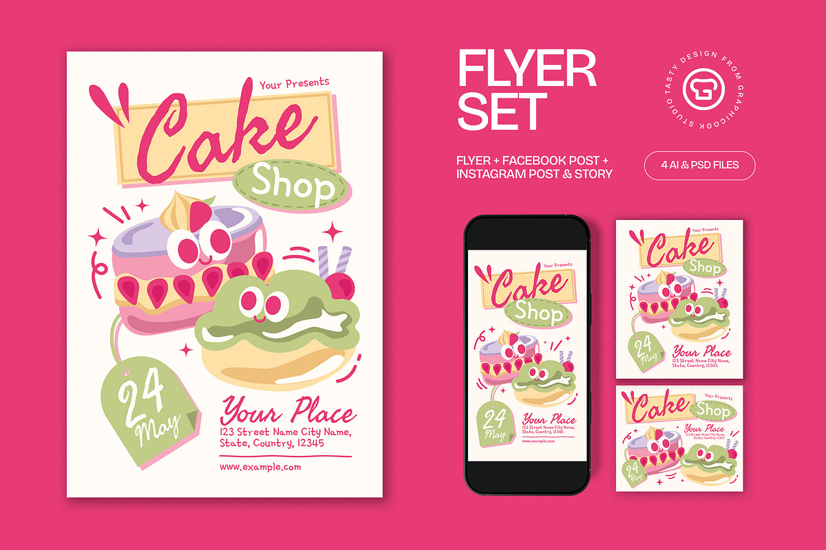 Cake Shop Flyer