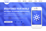 Bright - Single Page PSD Template, a Websites & App Template by Metrothemes (Thumbnail 2 of 5)