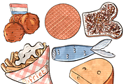 Watercolor Dutch Clipart PNG Holland, a Decorative Illustration by Lenninator Digital (Thumbnail 5 of 8)