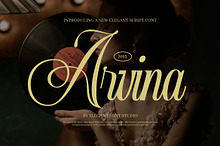 Arvina Wedding Script Font