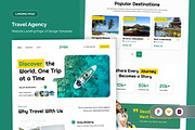 Tour & Booking Landing Page UI Kit, a Landing Page Template by twinstd (Thumbnail 1 of 5)