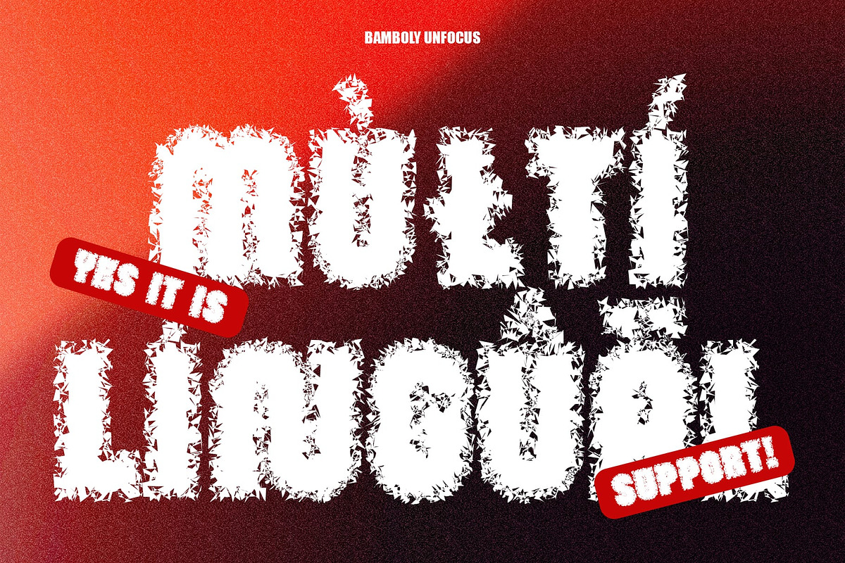 Bamboly Unfocus, a Sans Serif Font by Craft Supply Co. (Photo 6 of 8)