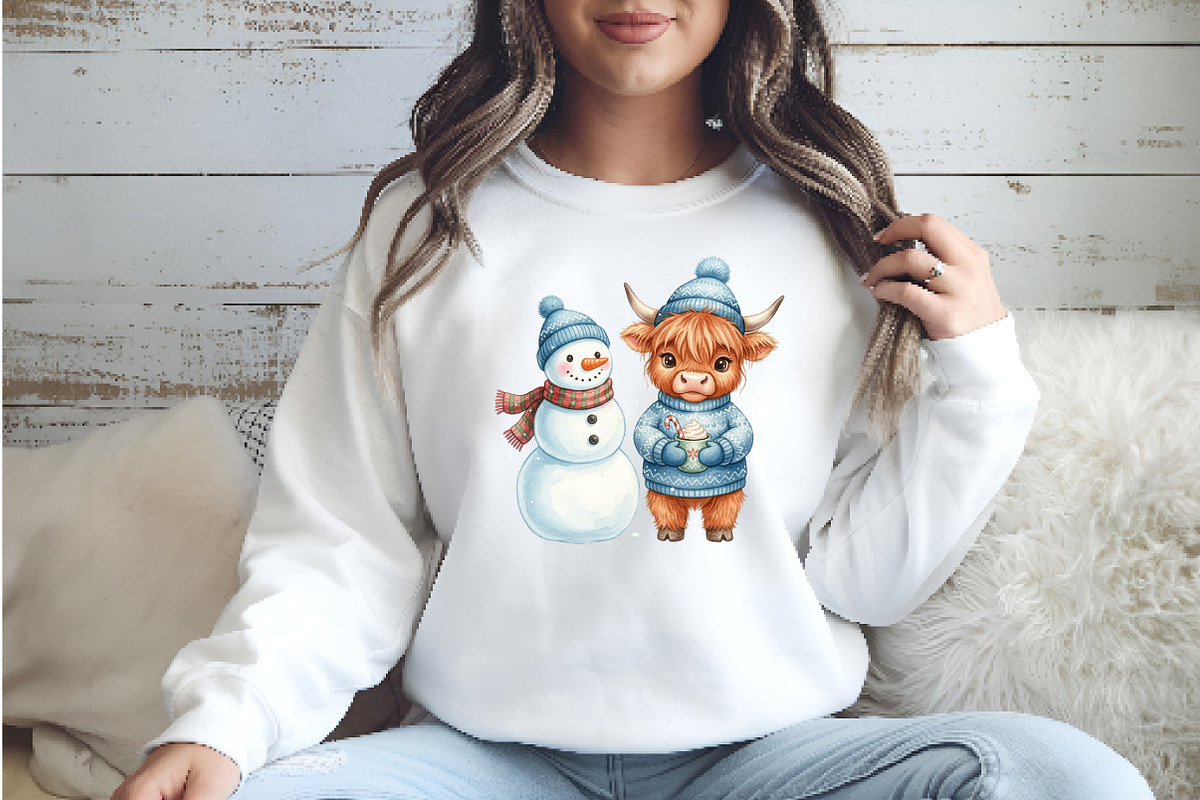 Christmas Png, Sublimation Design, an Illustration by Watercolor design (Photo 6 of 6)
