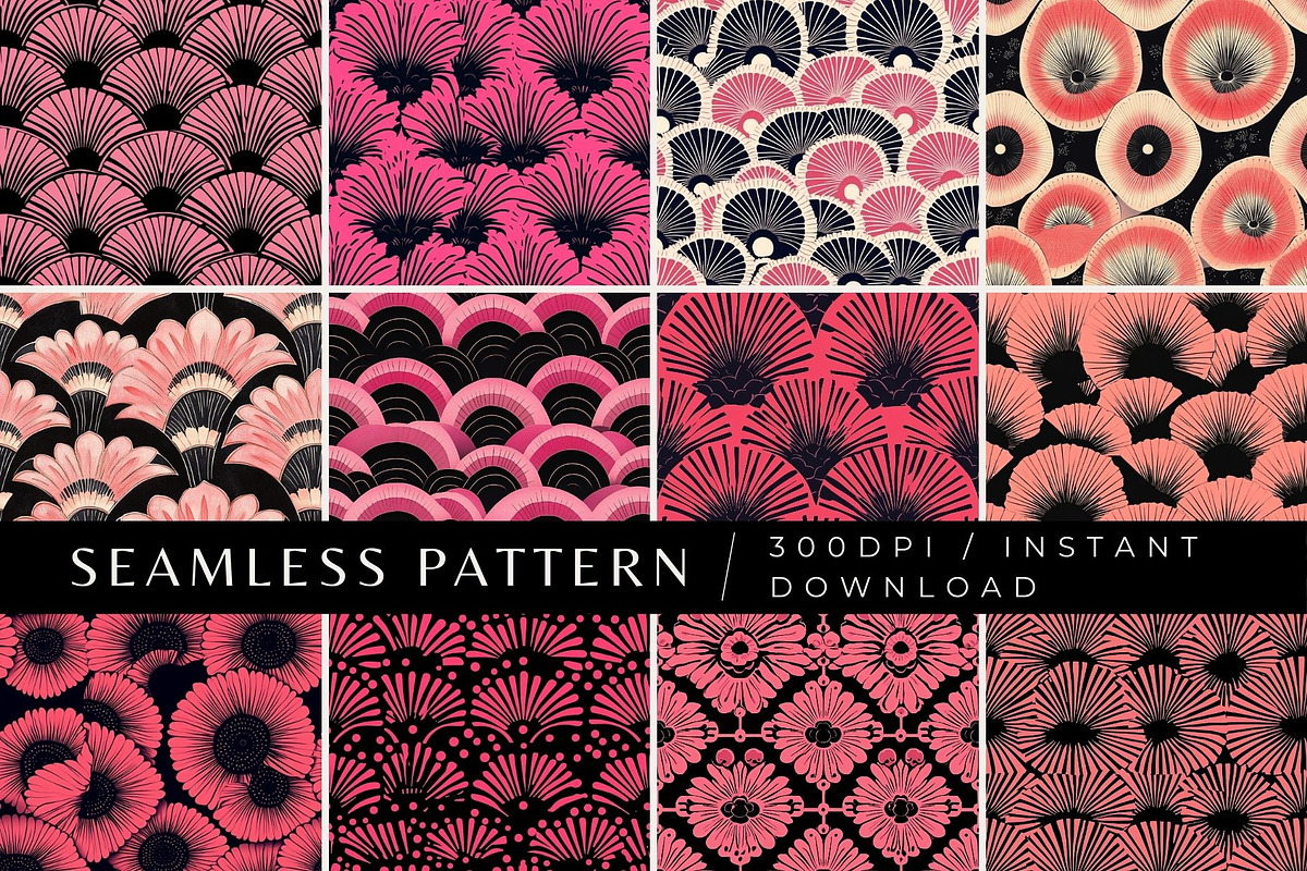 12 Pink Imperfections Patterns, a Pattern Graphic by Inknfolly (Photo 1 of 7)