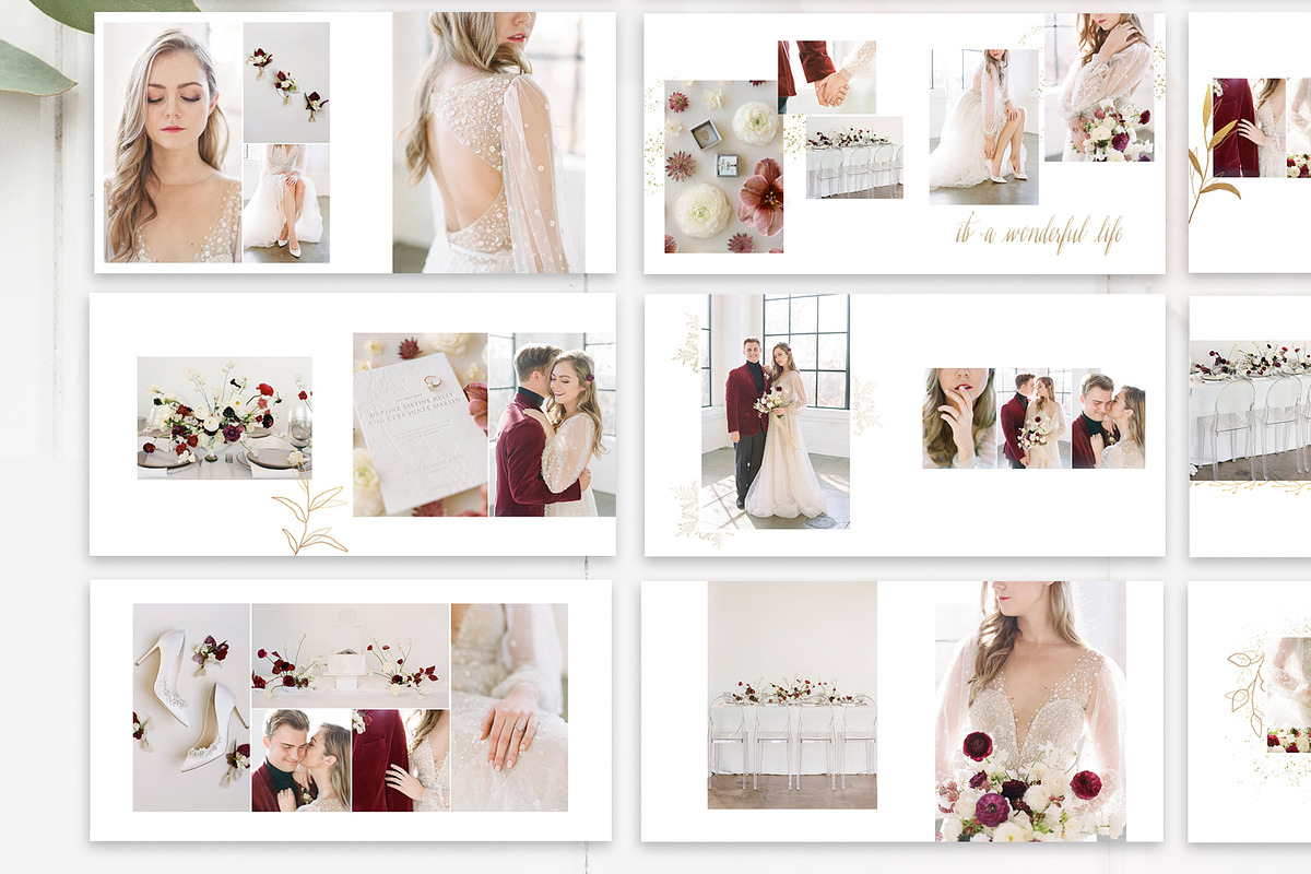 Gold Luxe Photography Album PSD, a Stationery Template by By Stephanie Design (Photo 6 of 13)