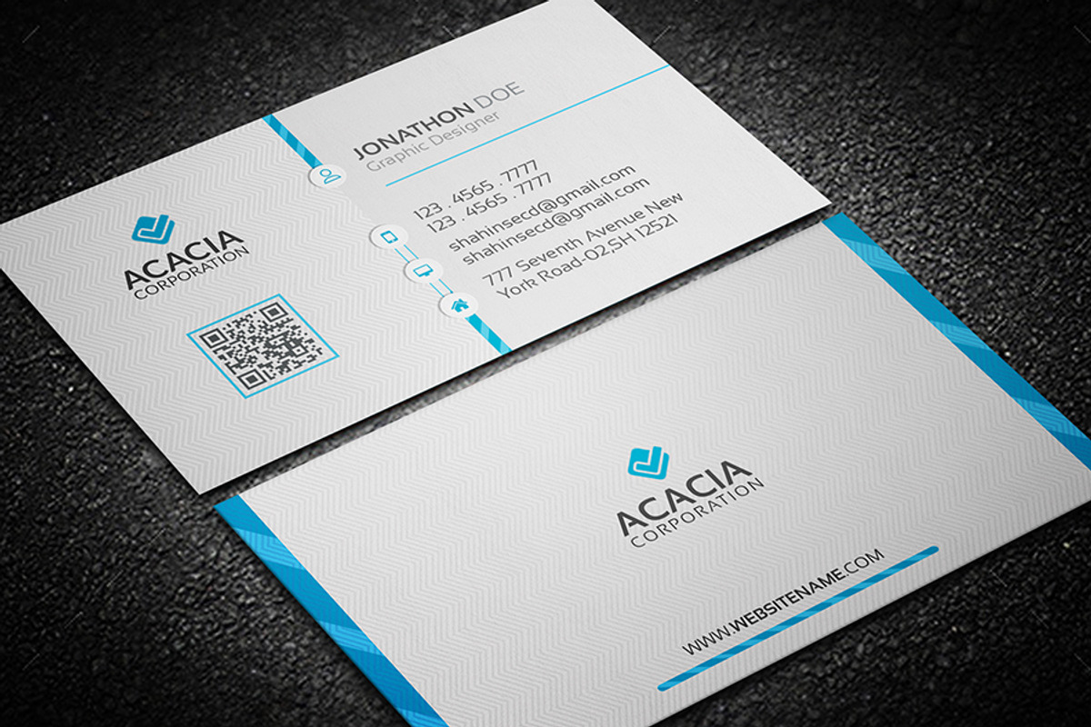 Round Business Card, a Business Card Template by DesignGhar (Photo 4 of 8)