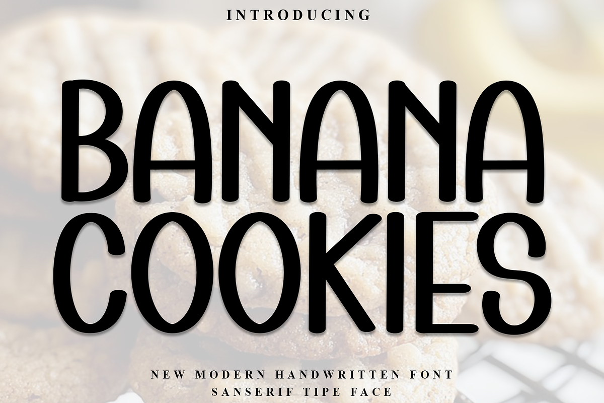 Banana Cookies, a Script Font by FreshTypeINK (Photo 1 of 8)
