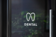 Modern minimal dentist logo design., a Branding & Logo Template by lettett (Thumbnail 4 of 4)