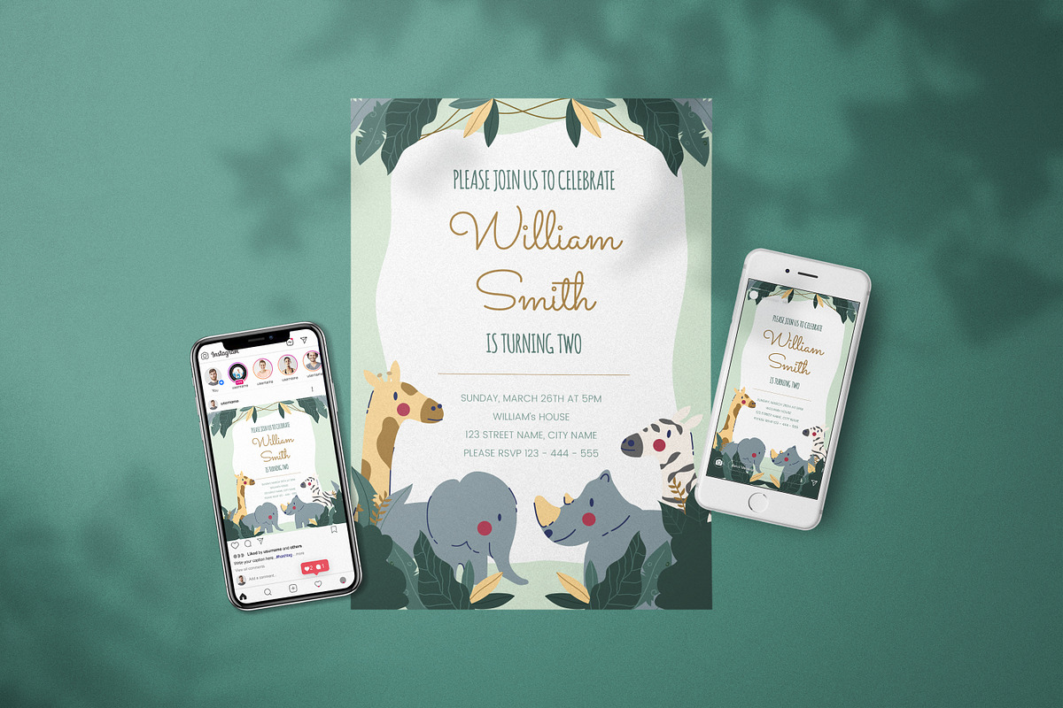 Birthday Party Boy Invitation, a Flyer Template by SlideFactory (Photo 1 of 4)