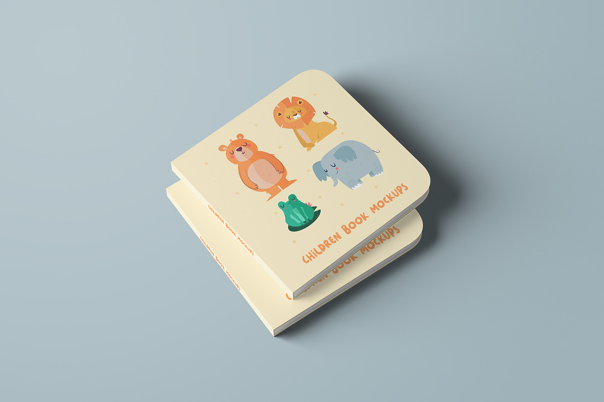 Children's Book Mockups, a Print Template by artimasa (Photo 8 of 8)