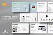 Business Plan PowerPoint Template, a Presentation Template by Design Vault (Thumbnail 1 of 13)