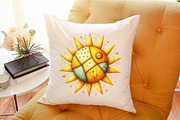 Yellow Patchwork Summer Clipart, an Illustration by Sublimation Artist (Thumbnail 6 of 6)