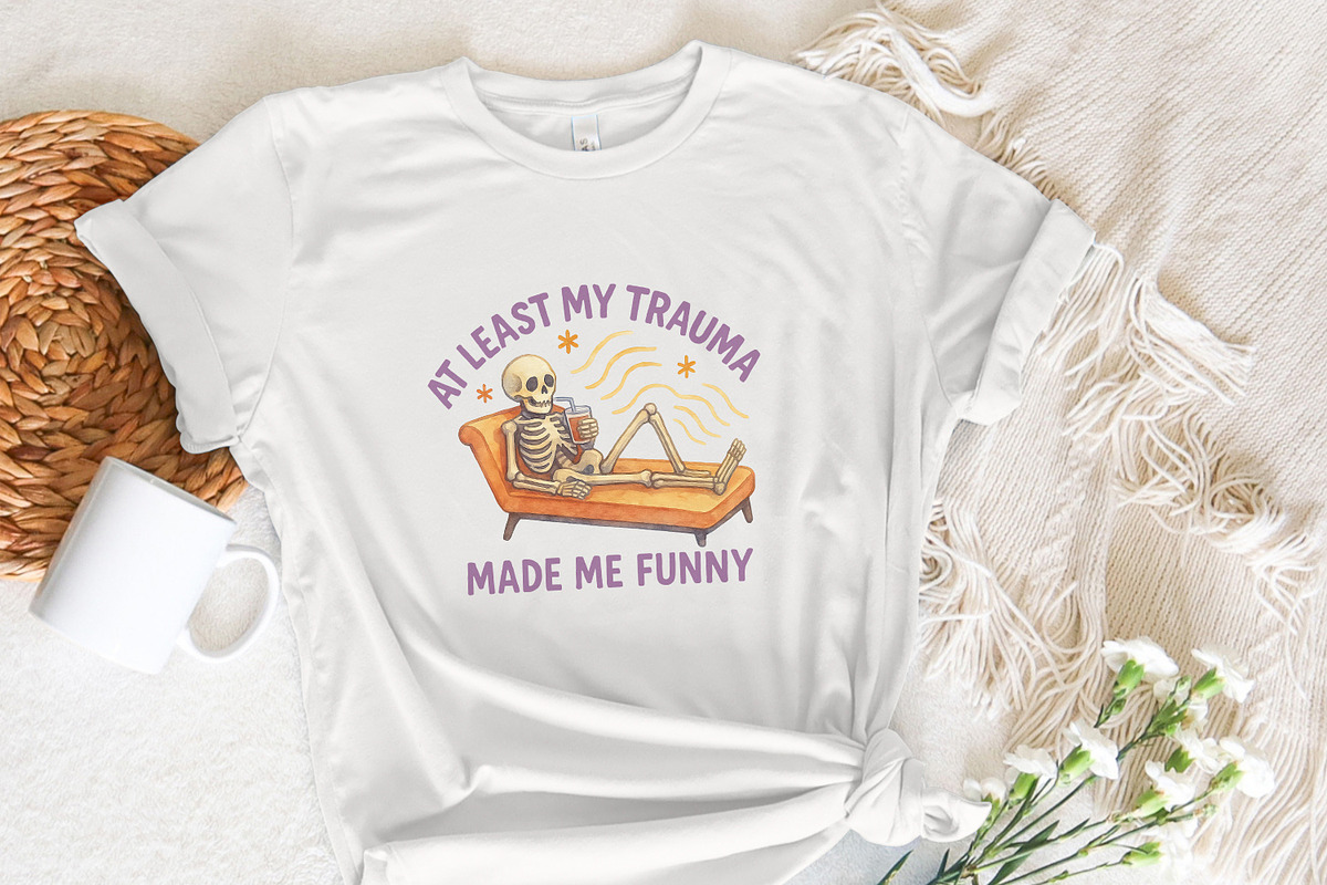 At Least My Trauma Made Me Funny, an Illustration by SharpMarketplace (Photo 7 of 9)