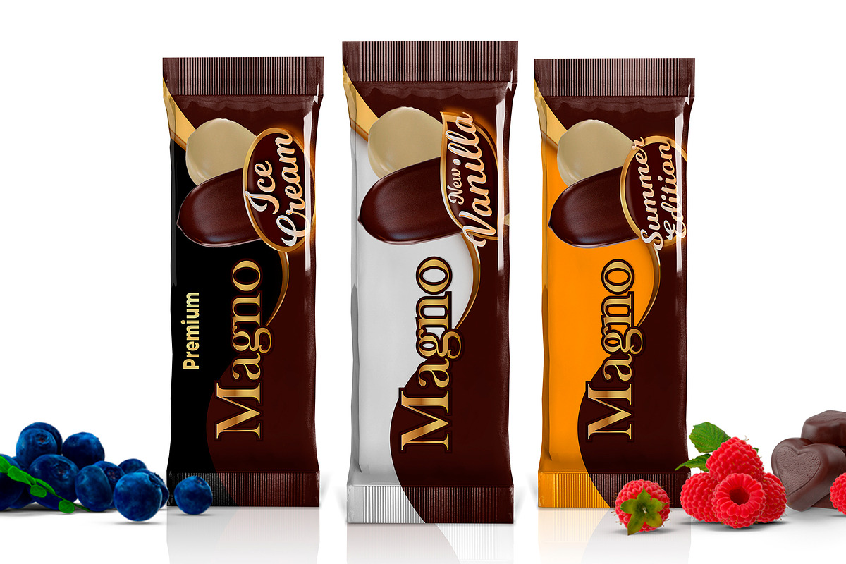 Popsicle Ice Cream Mockup, a Product Mockup by rogeriomarcos (Photo 4 of 7)
