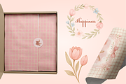 Vintage Watercolor Rabbits Clipart, an Illustration by Yana_mide (Thumbnail 7 of 14)