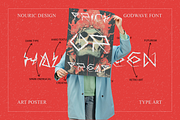 ND Godwave Chaotic Experimental, a Handwritten Font by Nouric Design (Thumbnail 4 of 5)