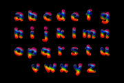 Bubbles Rainbow Color font, a Handwritten Font by Fox7 By Rattana (Thumbnail 3 of 8)