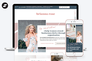 Feminine Showit Website Template