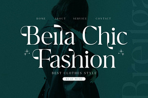 Breilga Modern Serif Font