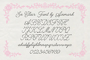 En Clair Vintage Rough Script Font, a Script Font by AnMark (Thumbnail 5 of 14)