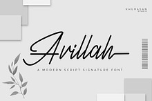 Avillah - A Modern Script