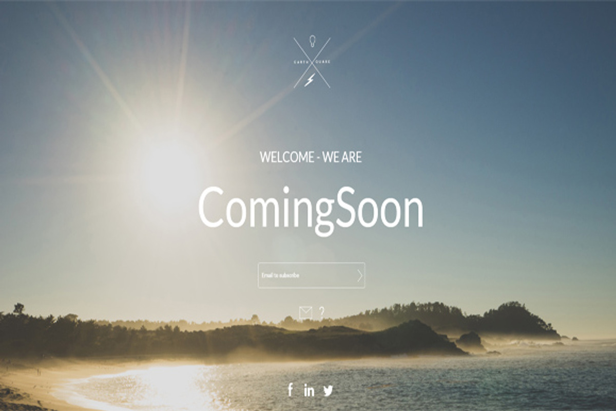 Seas -  Coming Soon HTML Template, a Landing Page Template by earthquake (Photo 2 of 4)