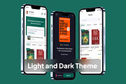 Grambook - Book Store Apps UI Kits, an App Template by Minialis (Thumbnail 5 of 6)