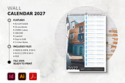 Minimal Wall Calendar 2027 Template, a Stationery Template by MstArtwork (Thumbnail 2 of 5)