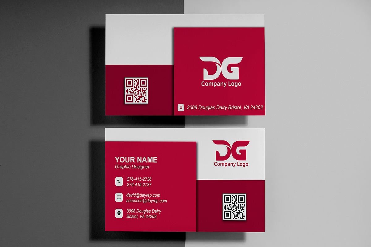 Minimal Real Estate Card PSD preview 3