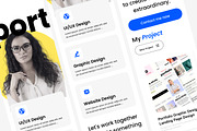 Portfolio Landing Page for Designer, a Landing Page Template by twinstd (Thumbnail 4 of 5)