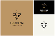 Initial F P Nib Pen Book Writer Logo, a Branding & Logo Template by Enola99d (Thumbnail 2 of 2)