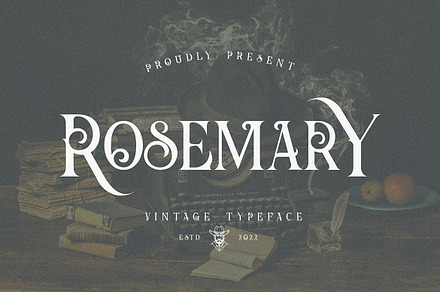 Rosemary Vintage Serif, a Serif Font by JumboDesign