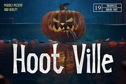 Hoot Ville – Spooky Font, a Sans Serif Font by TokoPress (Thumbnail 1 of 10)
