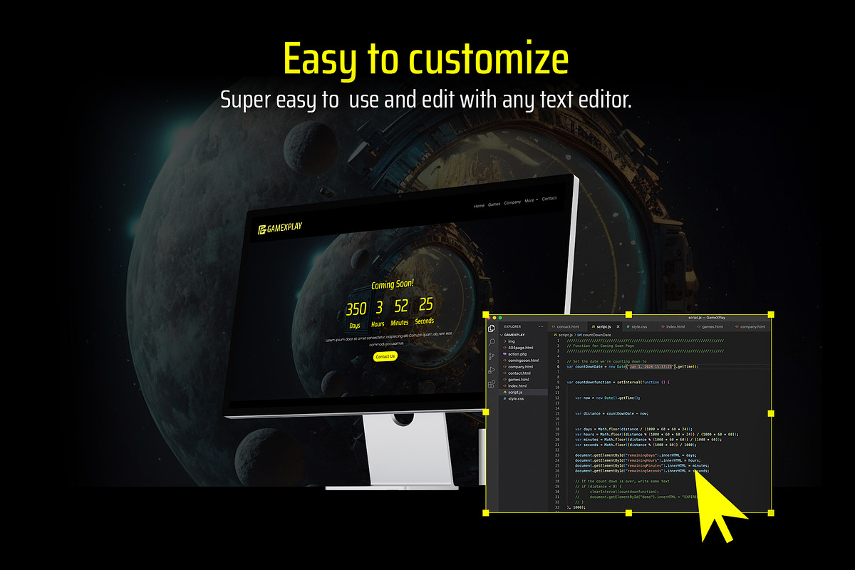 GameXPlay–Gaming HTML Template, a Landing Page Template by SNIPESCIENTIST (Photo 4 of 6)