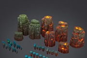 Fantasy Demon Caves, an Architecture 3D Model by 3Dfancy (Thumbnail 11 of 12)