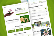 Ecovia Sustainable Lifestyle Landing, a Landing Page Template by productype1 (Thumbnail 5 of 5)
