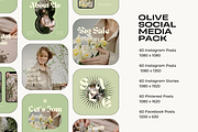 Olive Social Media Pack, a Social Media Template by marmaries (Thumbnail 3 of 13)