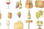 Charming Wine and Cheese Collection, an Object Graphic by RT Studio (Thumbnail 3 of 3)