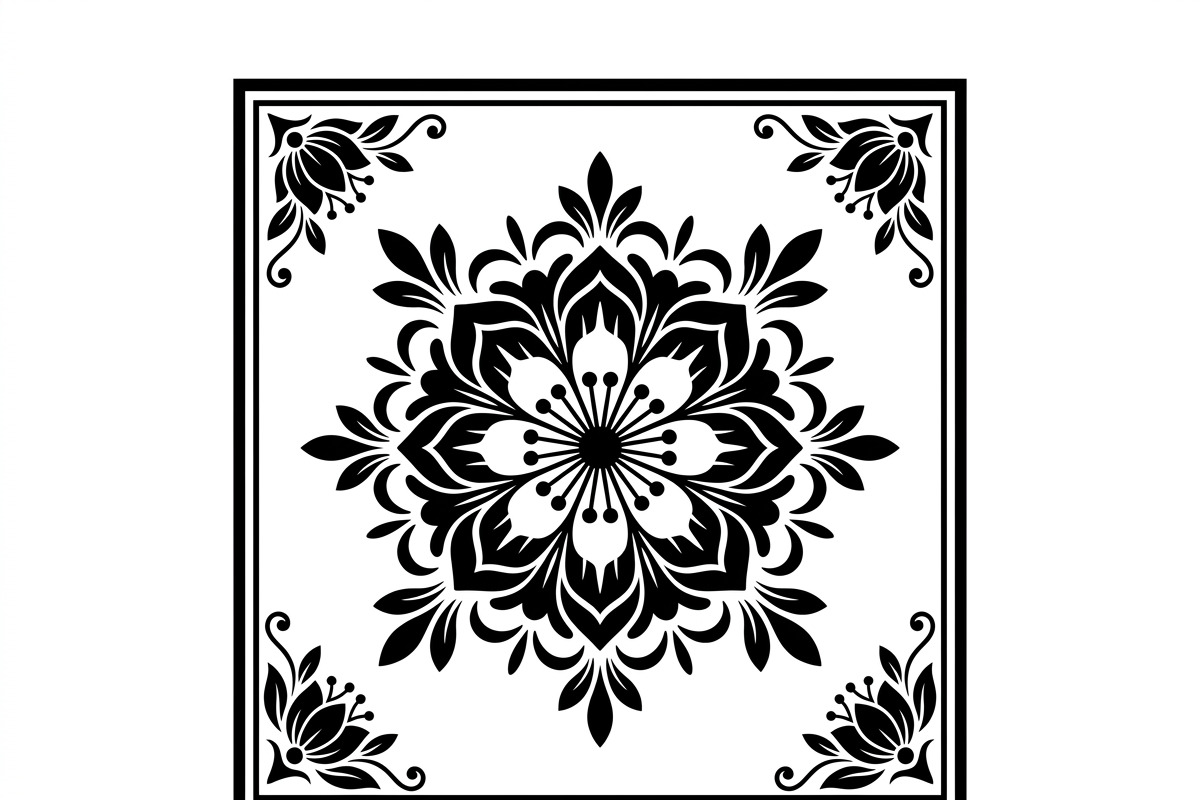 50 Elegant Floral Ornament Bundle, a Decorative Illustration by Amazin_art (Photo 20 of 38)