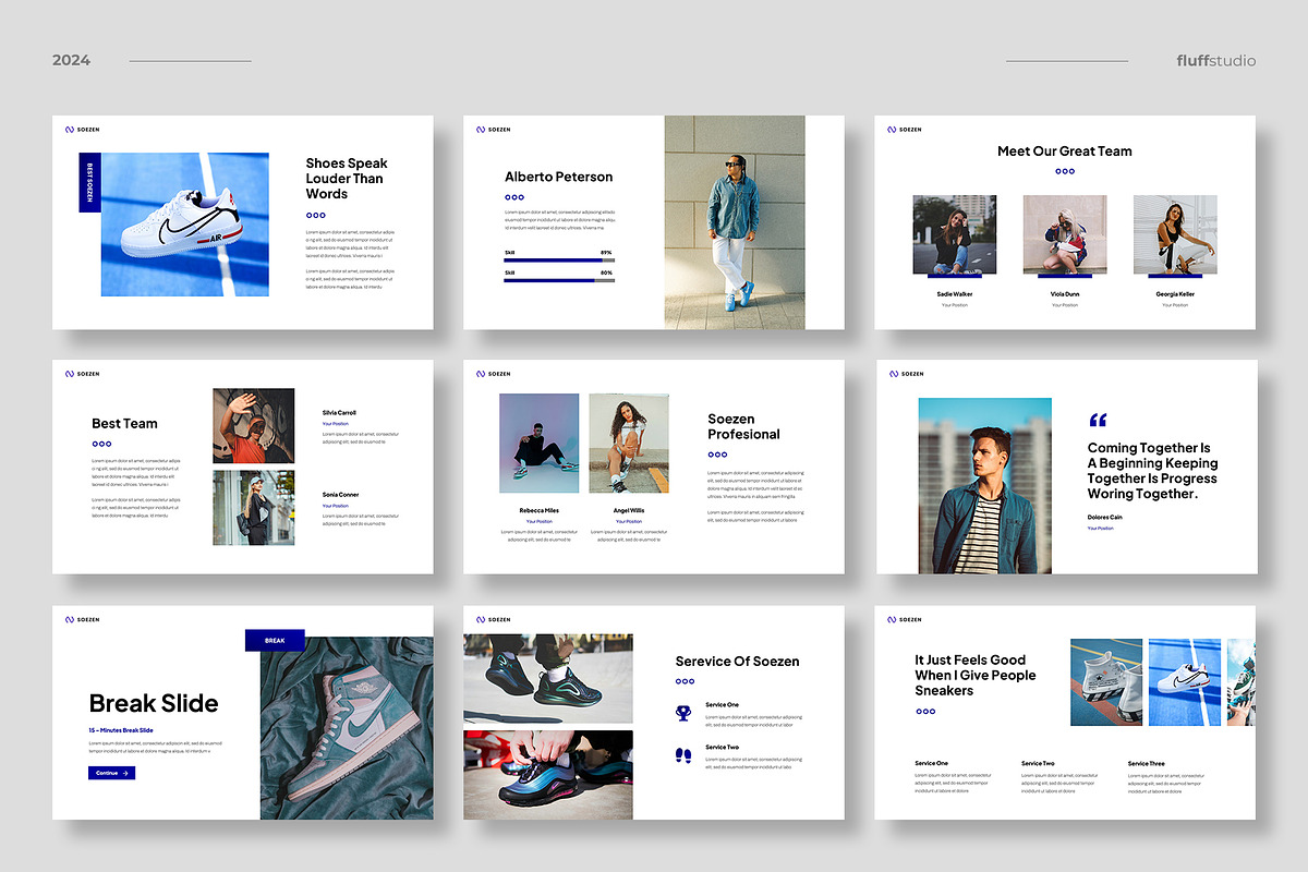 Shoes & Sneakers Powerpoint Template